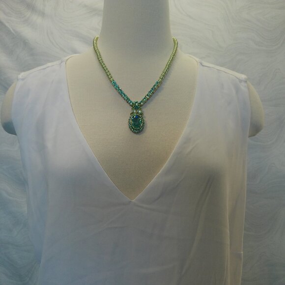 HEIDI DAUS Pretty Precious Crystal Pearl Bead Necklace & Earrings - Picture 3 of 16
